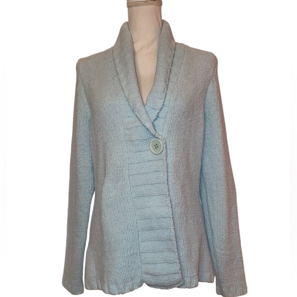 FIRST ISSUE (A Liz Claiborne Company) Women’s Knit Cardigan in Mint Green Size M